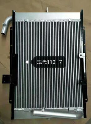 R110-7 खुदाई हाइड्रोलिक तेल हुंडई रेडिएटर असेंबली