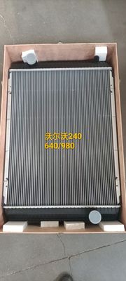 Ec290 खुदाई रेडिएटर 11110705 कम पानी का रिसाव एल्यूमीनियम प्लास्टिक